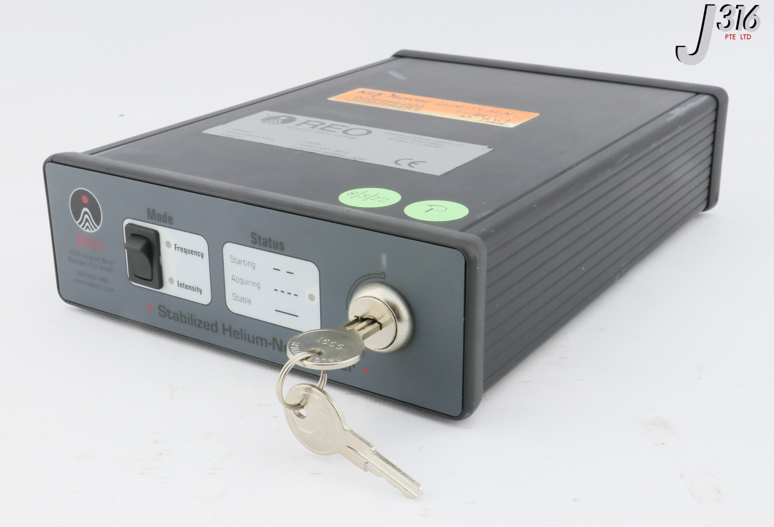 28222 REO STABILIZED HELIUM-NEON LASER POWER SUPPLY 33099 | eBay
